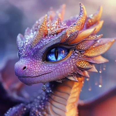 Playful Dragon Portrait