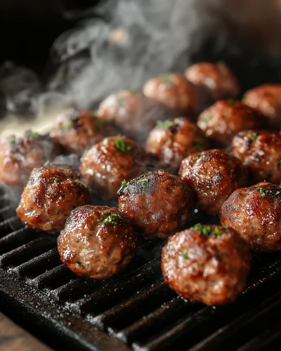 Meatballs on the Grill