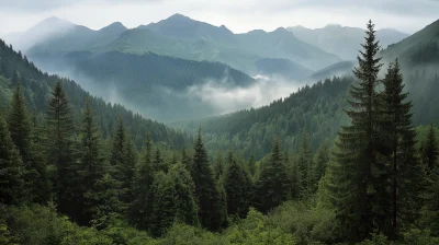 Carpathian Mountains Landscape