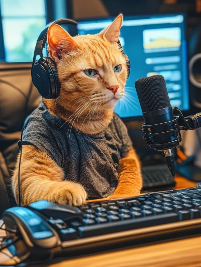 Joe Rogan Cat Podcast