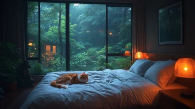 Cozy Rainy Night