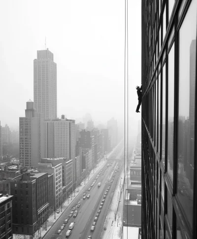 1955 Skyscraper Construction