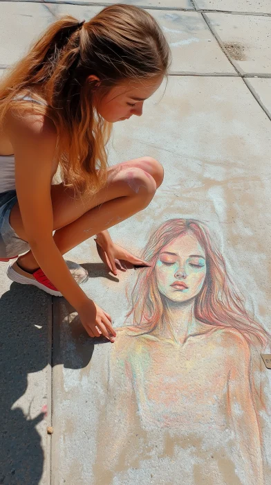 Chalk Outline Art