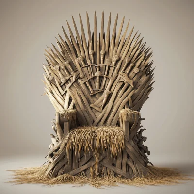 Flax Iron Throne Illustration