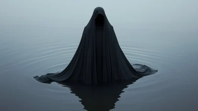 Mysterious Cloaked Figure