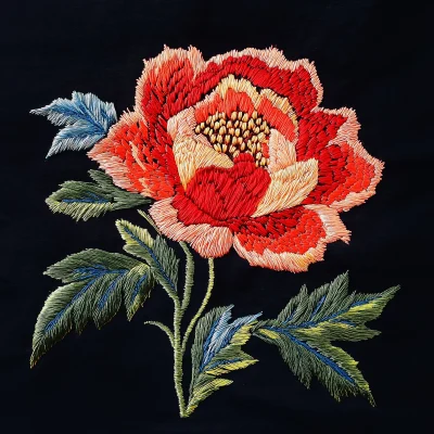 Embroidery Flower