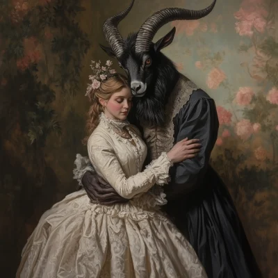 Romantic Baphomet Portrait