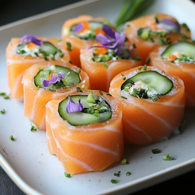 Chatelaine Smoked Salmon Roll