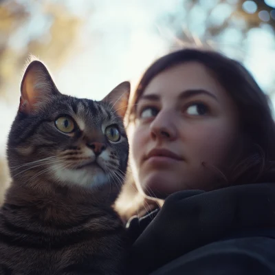 Cinematic Moment with Cat