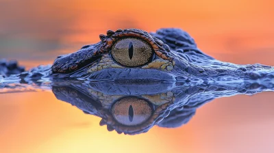 Crocodile’s Eye at Dawn