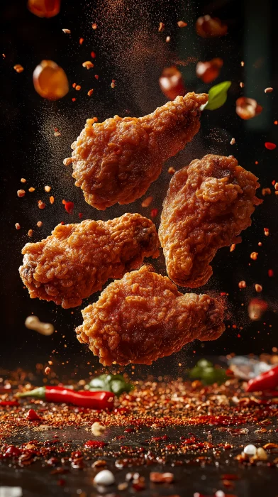 KFC Wings in Motion