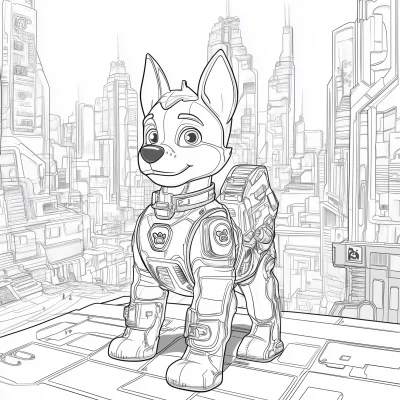 Cyberpunk Paw Patrol