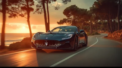 Maserati on Serpentine Road