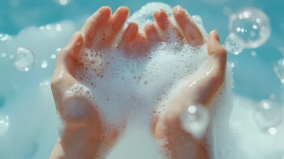 Soapy Hands Washing