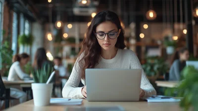 Focused Businesswoman