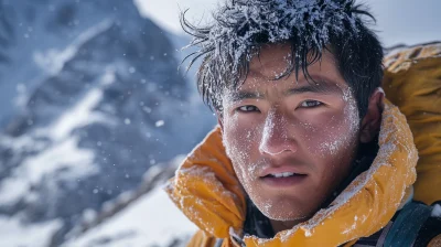 Portrait of a Young Nepali Sherpa