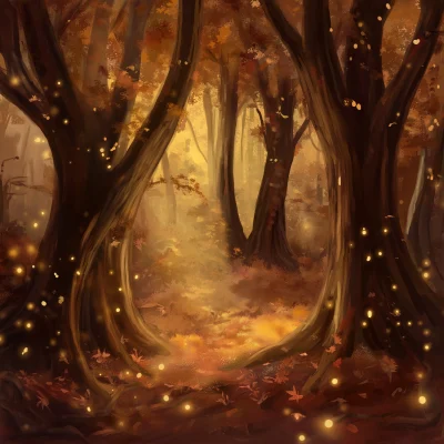 Enchanted Autumn Forest