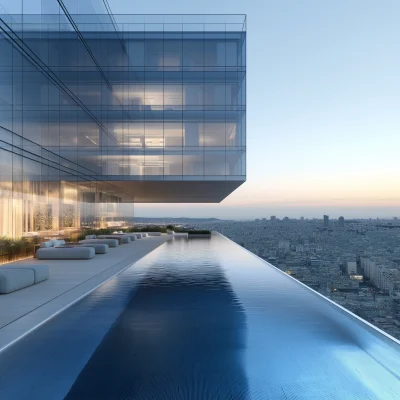 Modern Glass Hotel