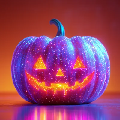 Glowing Halloween Pumpkin