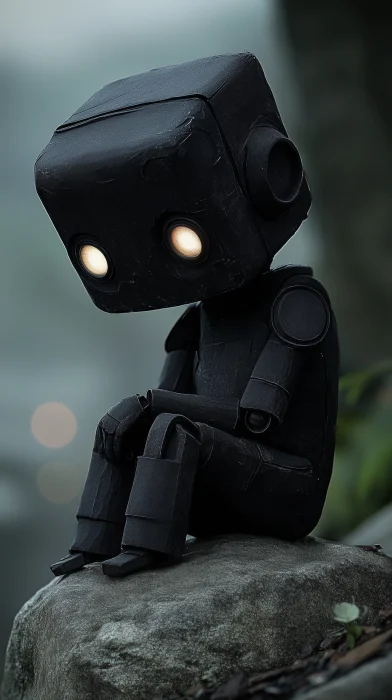 Little Robot in Dark Fantasy