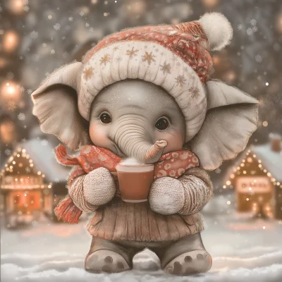 Festive Baby Elephant