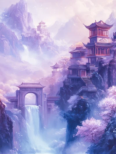 Fantasy Chinese Landscape Painting