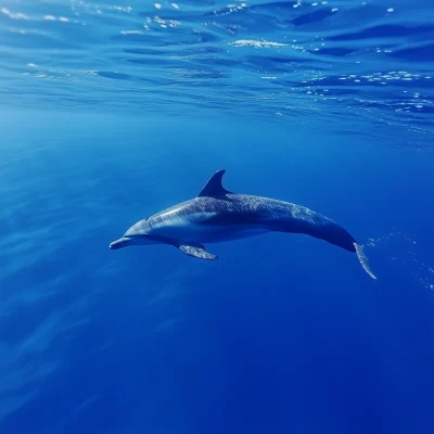 Dolphin in the Sea