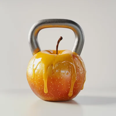 Apple Kettlebell with Honey