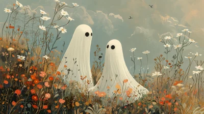 Whimsical Ghosts in the Field