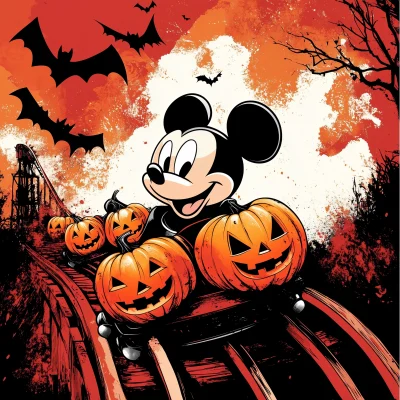 Mickey Mouse Halloween Clipart