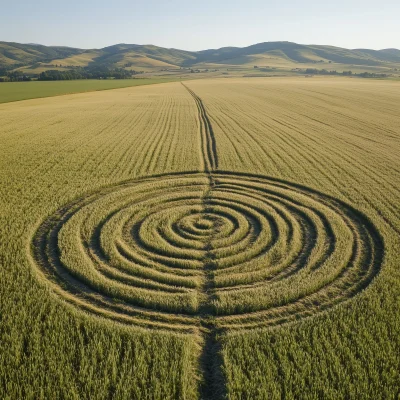 Vandalized Crop Circle