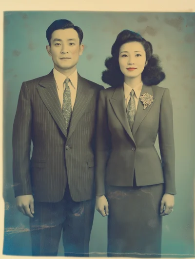 1950s Hong Kong Couple