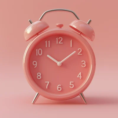 Pink Alarm Clock