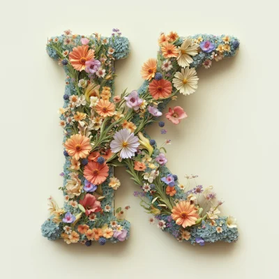 Flowers in the Letter K