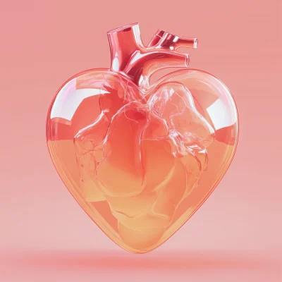 Digital Heart Illustration