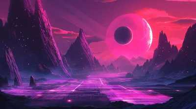 Synthwave Elements Wallpaper