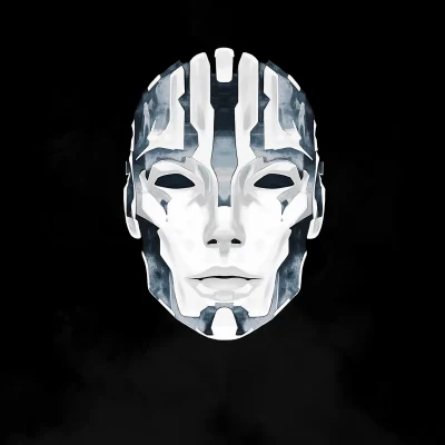 Cyborg Face Logo