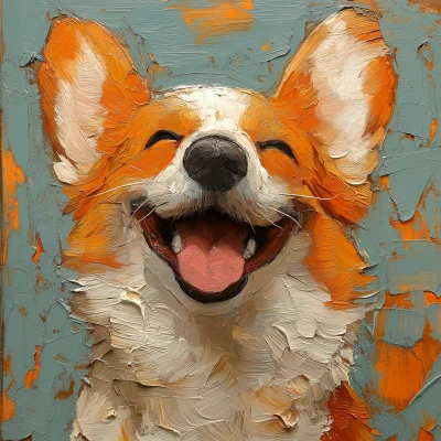 Happy Corgi