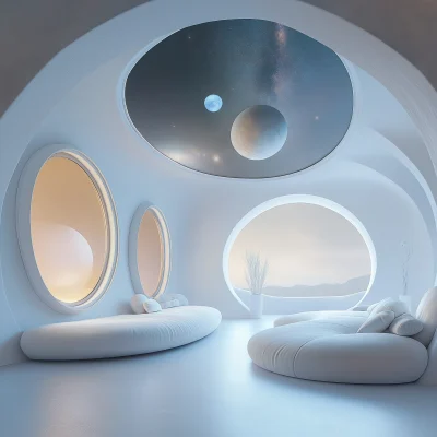 Futuristic Dome Interior