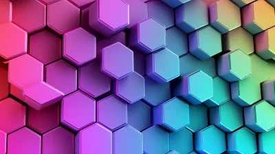 Gradient Hexagonal Grid