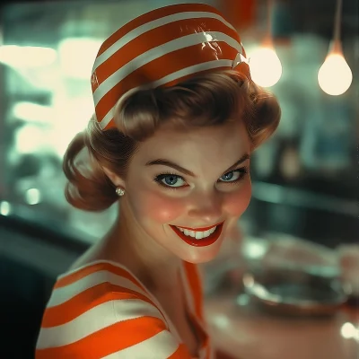 Haunting Diner Waitress