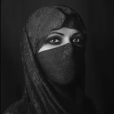 Vampire in 1920s Burka