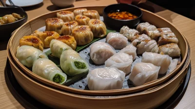 Delicious Dim Sum Tray