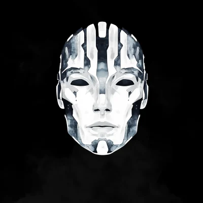 Cyborg Face Logo