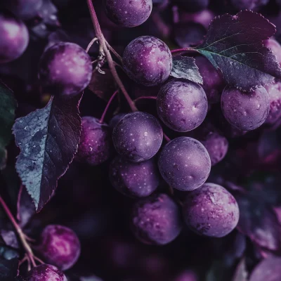 Plum Colour Aesthetic Background