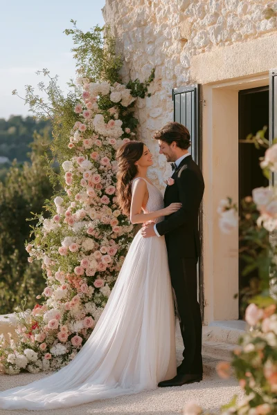 Happy Bride and Groom