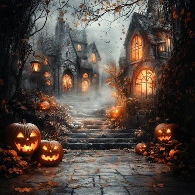 Halloween Background Decoration