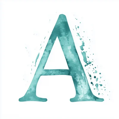 Teal Watercolour Logo