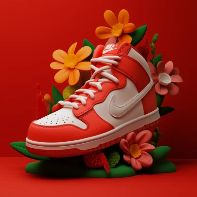 Floral Nike Dunk