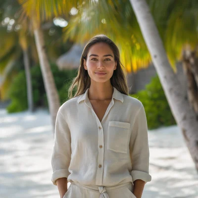 Maldivian Resort Hostess